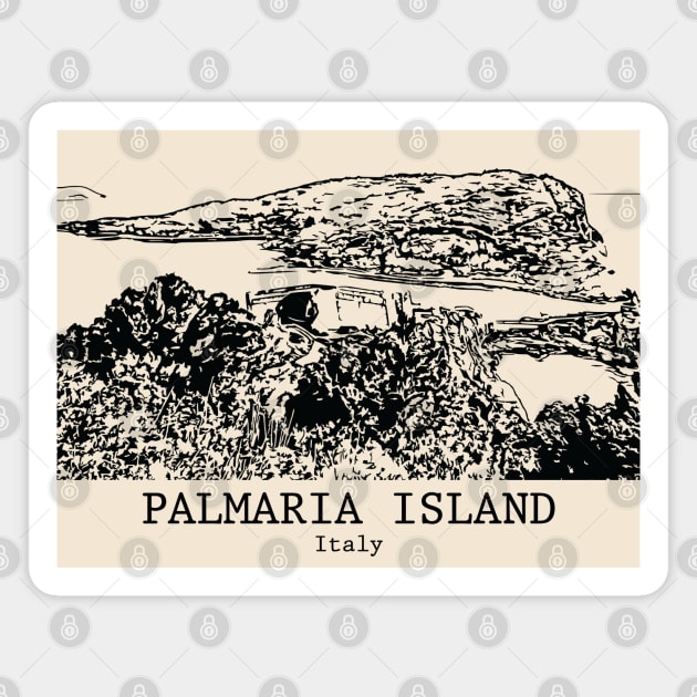 Palmaria Island - Italy Magnet by Lakeric